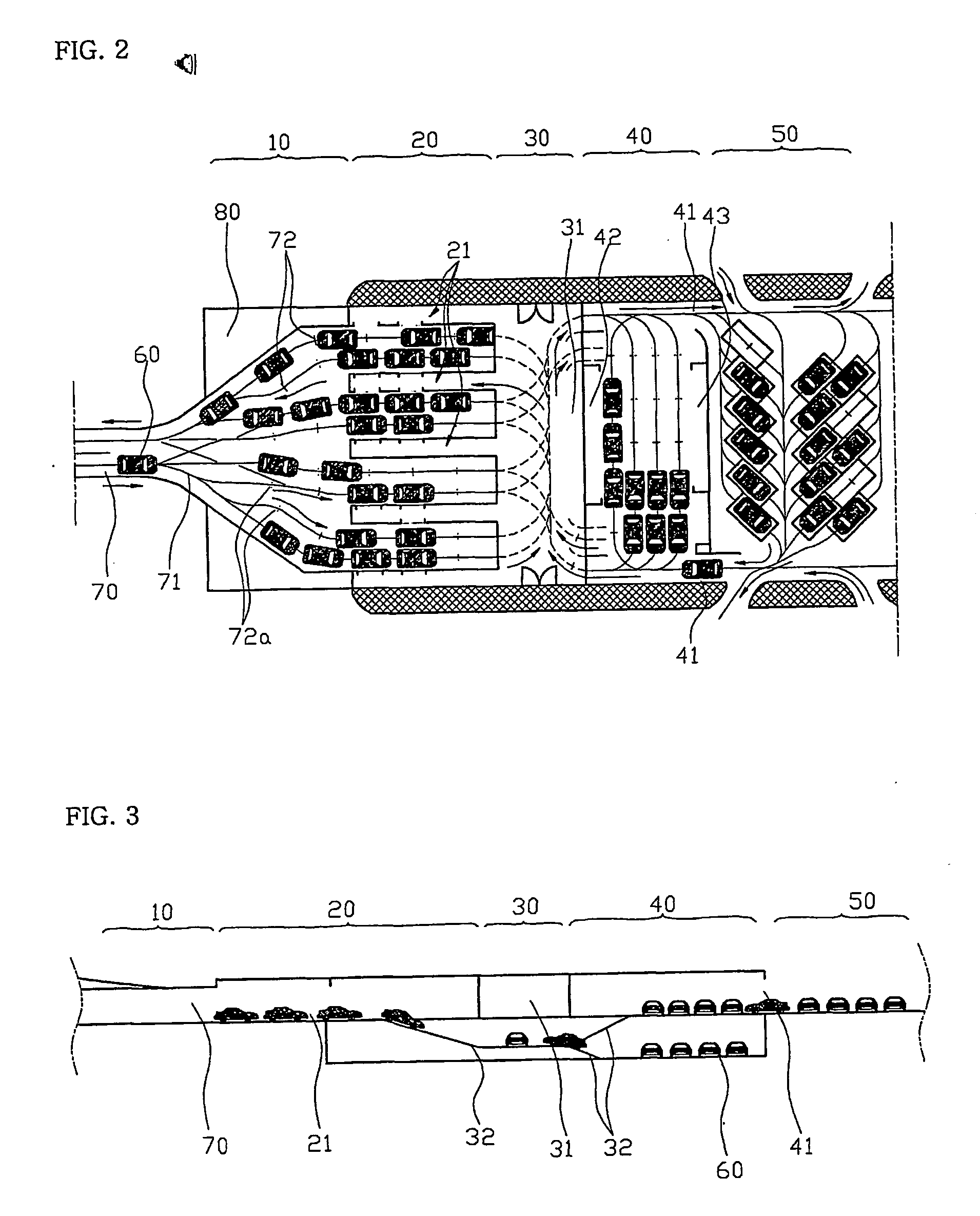 Terminal for guideway transit system