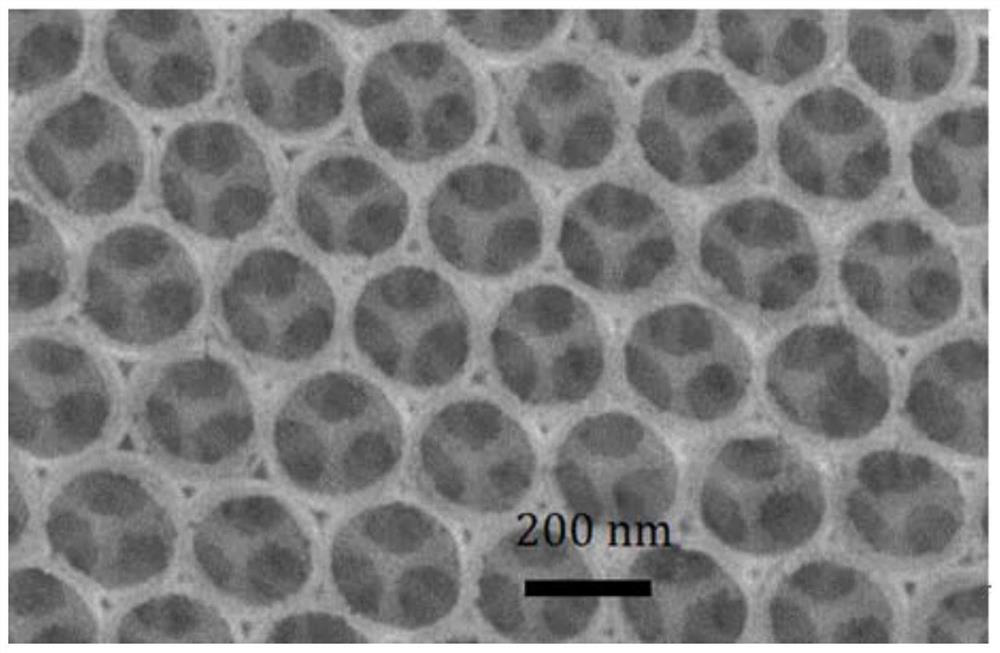 A kind of preparation method of array type porous oxide thin film