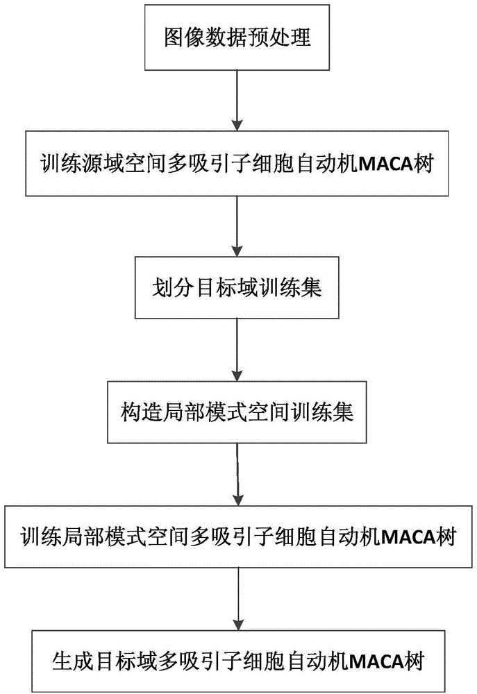 Image classifying method based on transfer learning multiple attractor cellular automata (MACA)