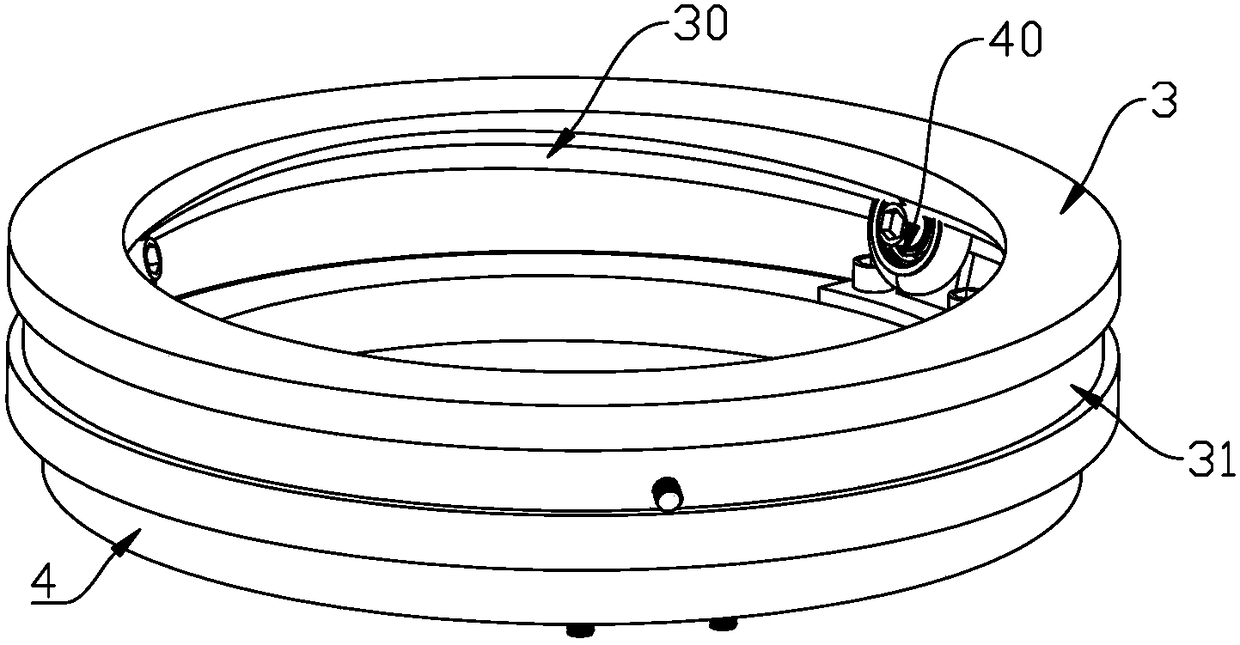 Forming method of solidified layer of photosensitive material in 3D printing and structure for realizing the method