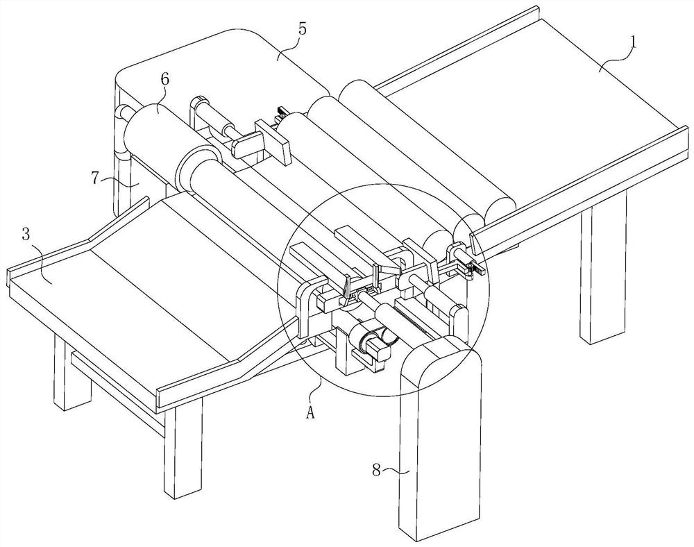 Forging blank preheating device for hydraulic hose joint production and processing