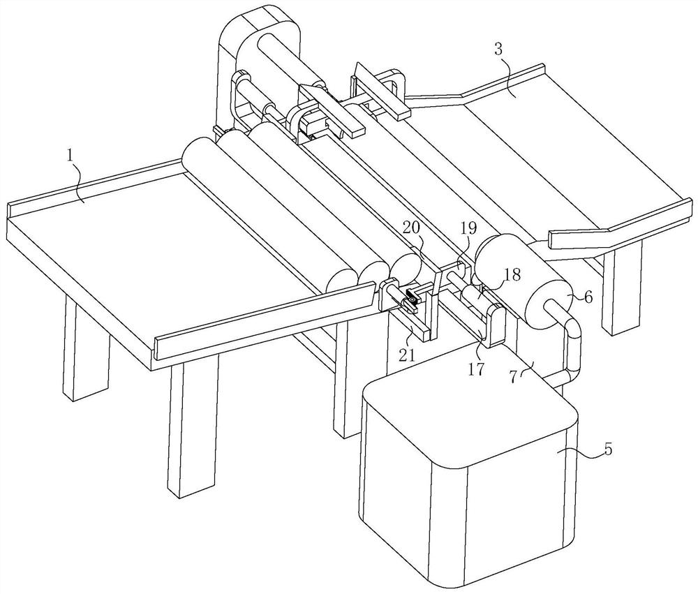 Forging blank preheating device for hydraulic hose joint production and processing