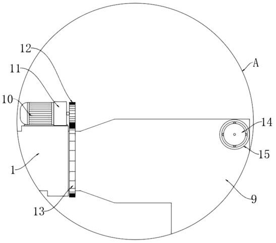 Feeding device of thermal insulation material production equipment