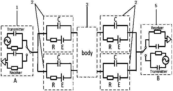 A current-type human body channel modeling method for wearable devices combining field and circuit