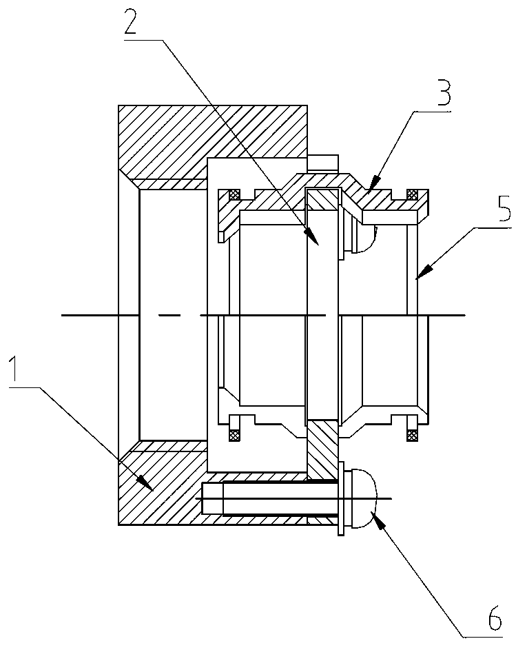 Fast connecting device for air impermeability test of water-cooling radiator