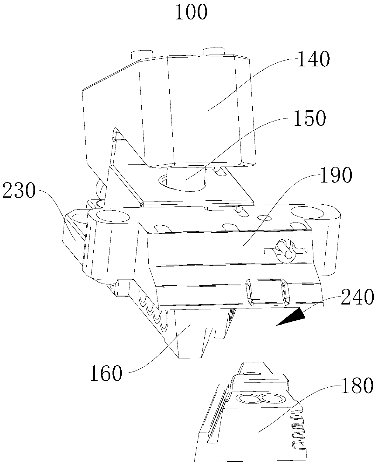 Mixed inclined pulling mechanism and injection mold