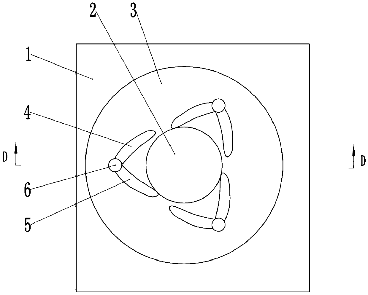 Uniform mixing device for detecting number of bacteria in food and drug sample