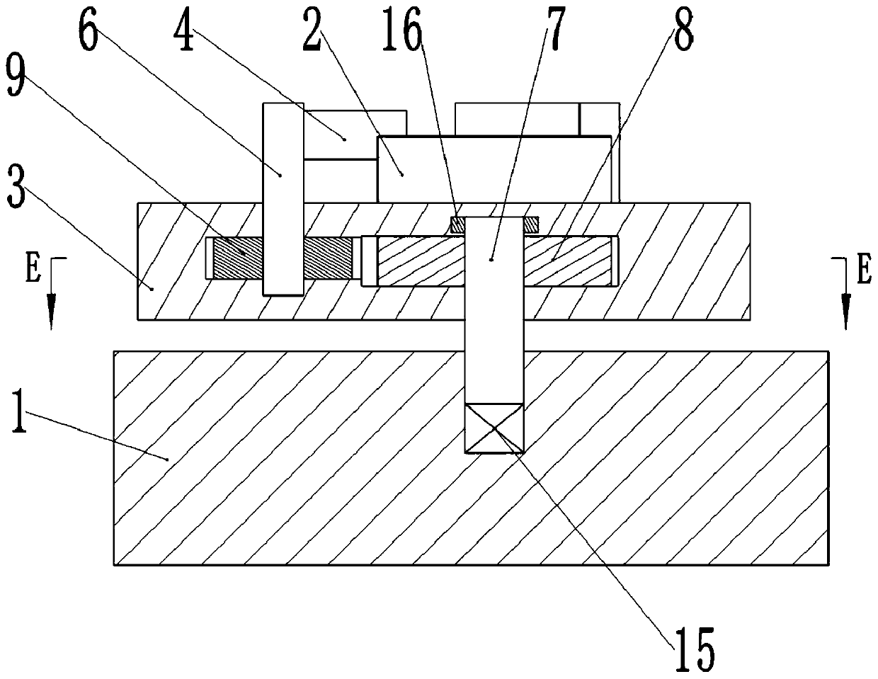 Uniform mixing device for detecting number of bacteria in food and drug sample