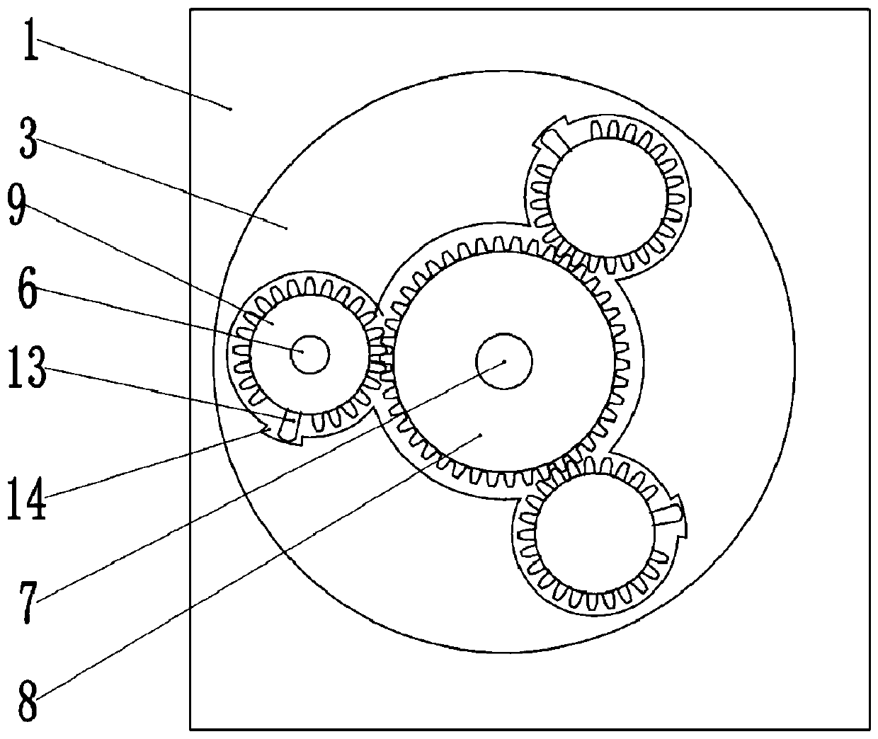 Uniform mixing device for detecting number of bacteria in food and drug sample