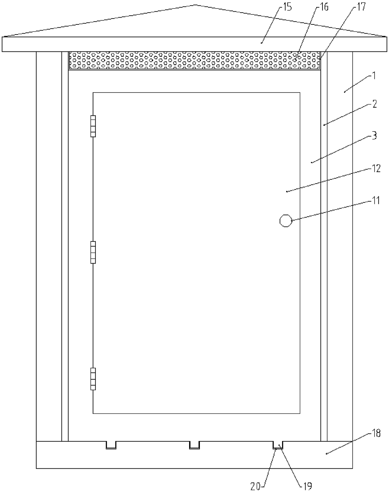 A fully insulated damage-resistant outdoor distribution box