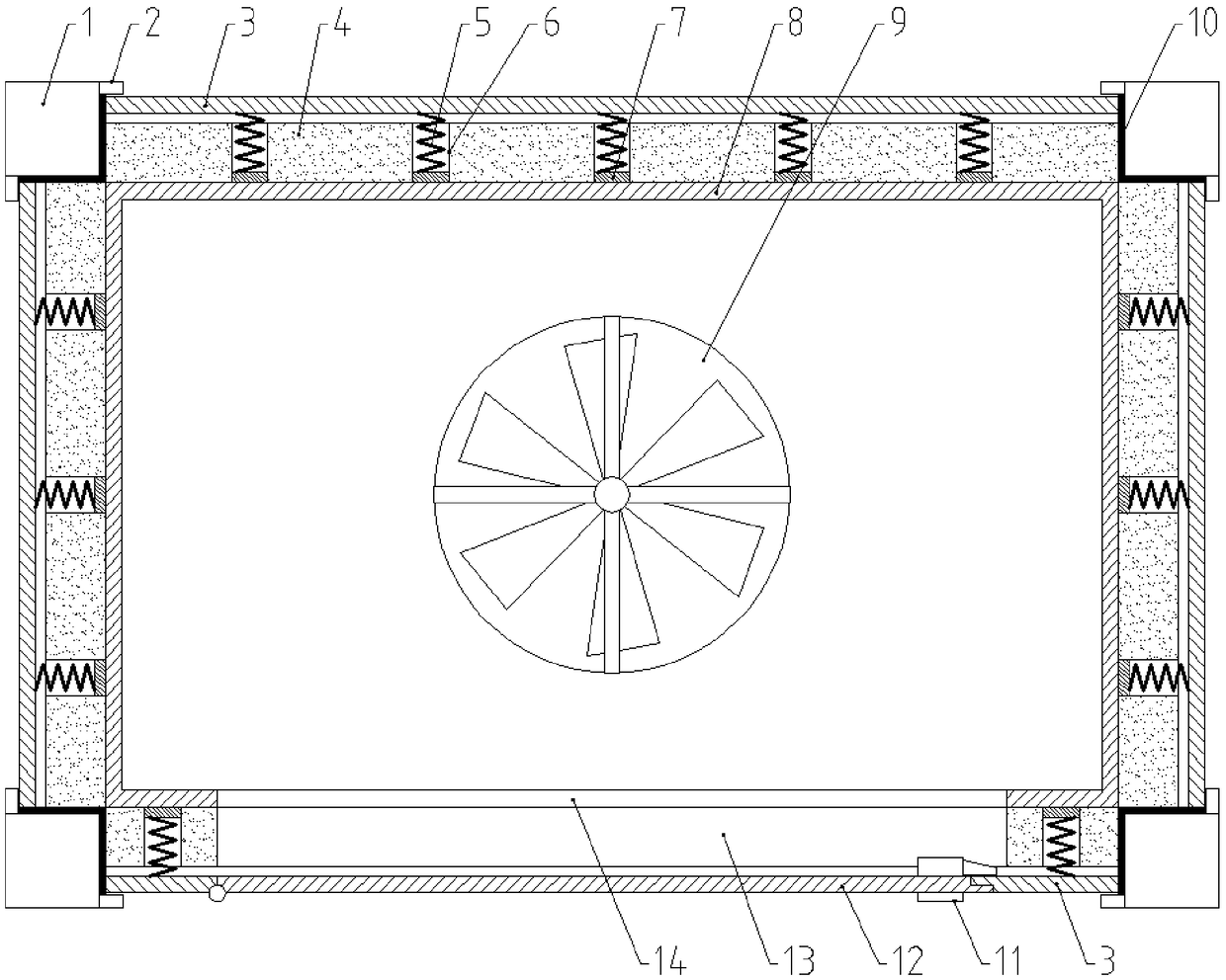 A fully insulated damage-resistant outdoor distribution box