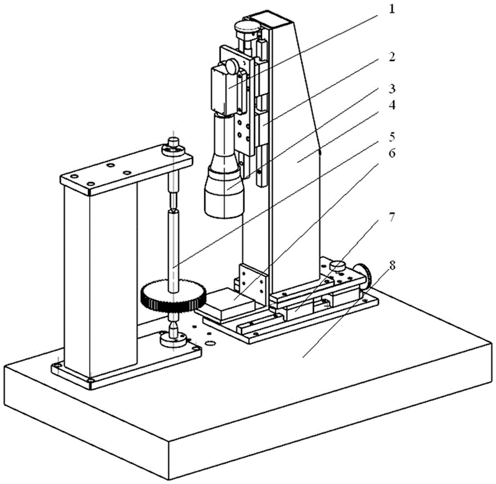 Machine-vision-based rapid detection device and detection method for medium and small module gears