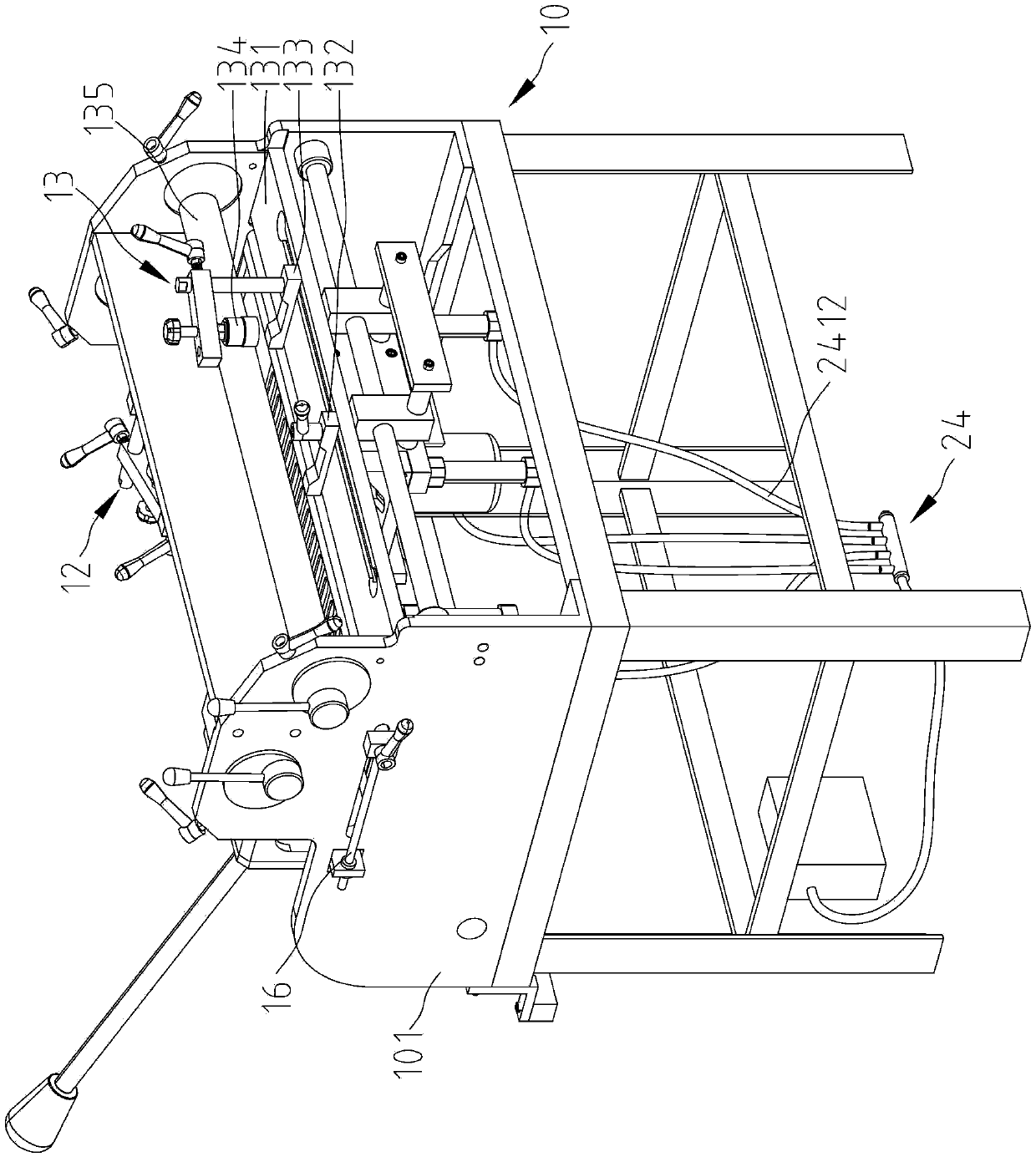 Guide device of woodworking machine