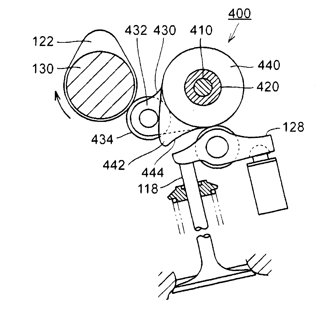 Hybrid vehicle, controller for a variable valve timing (lift and/or angle) device for the combustion engine of the hybrid vehicle, and control method for such hybrid vehicle