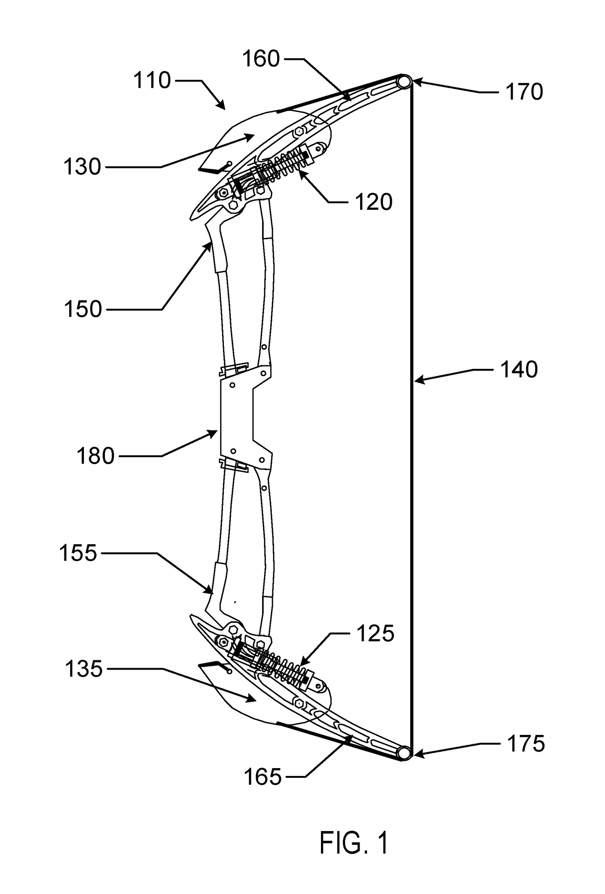 Foldable force capacitor sport bow