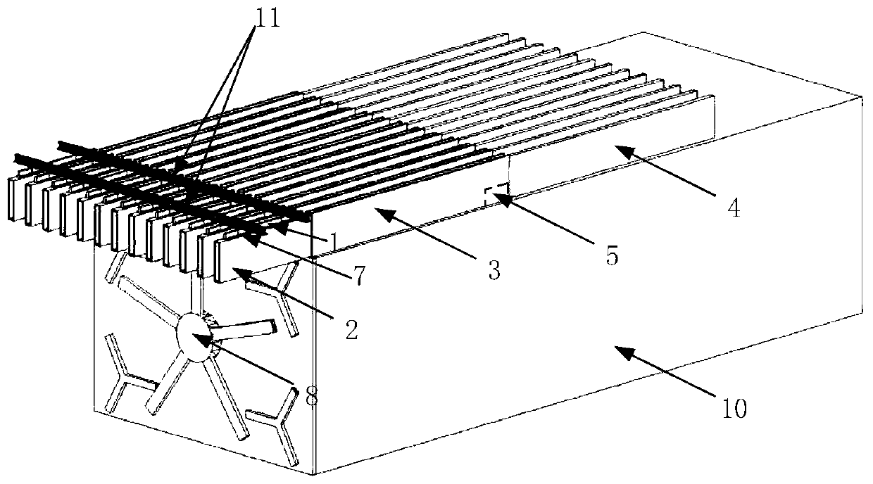 Underpass railway frame box culvert jacking construction device and construction method thereof