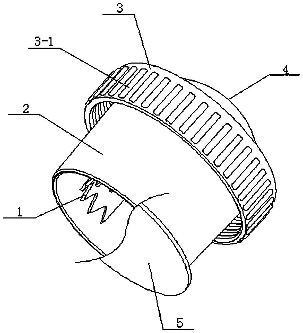 Integrated storage-type bottle cap