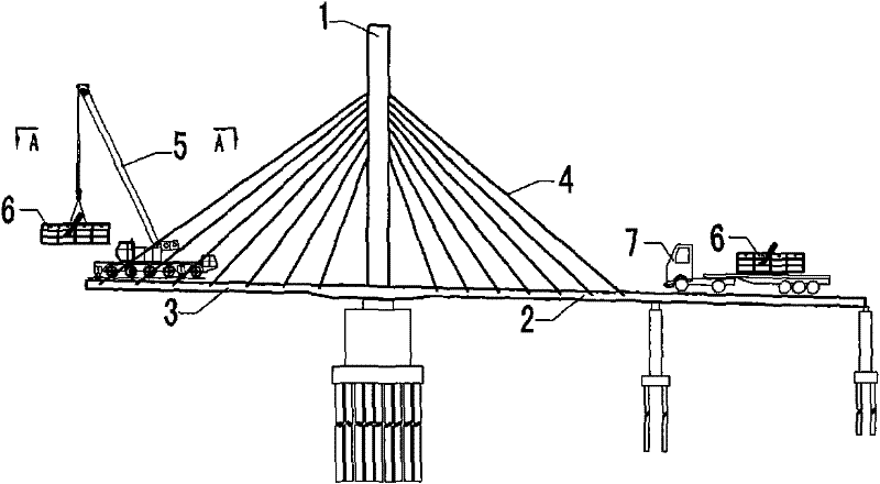 A new construction method of hybrid combined beam cable-stayed bridge