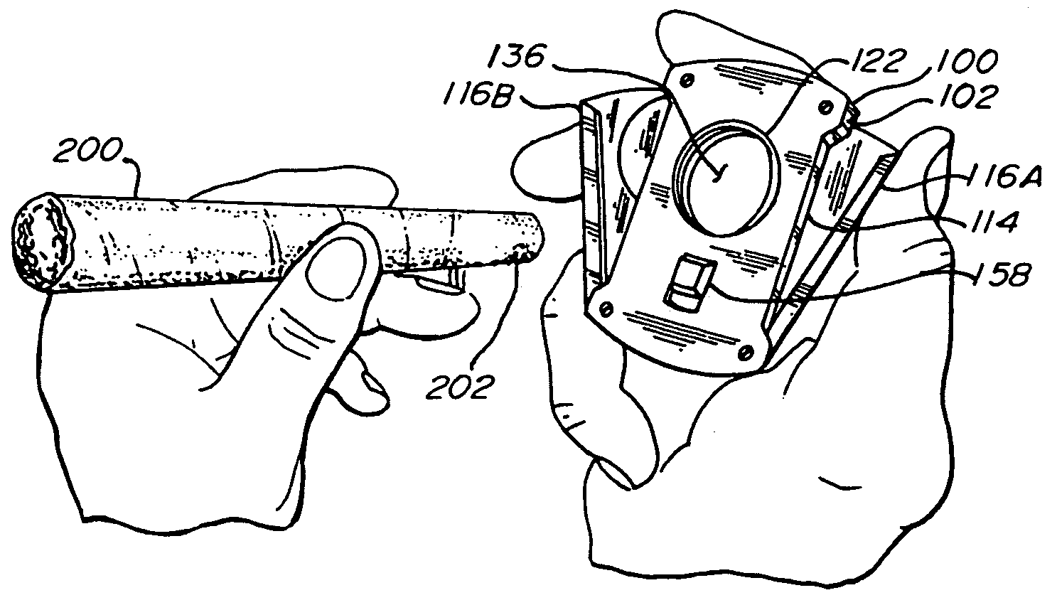 Cigar cutting apparatus