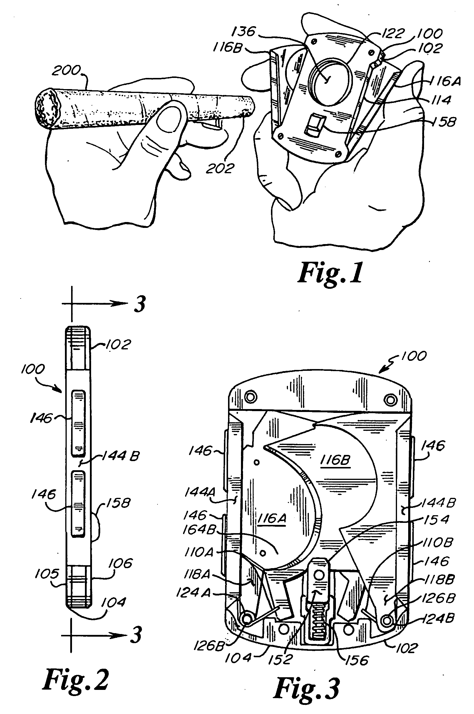 Cigar cutting apparatus