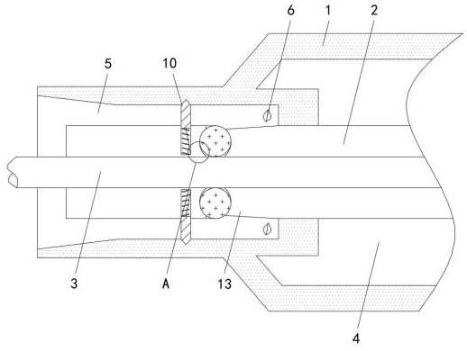 Supporting point welding device used for steel structure