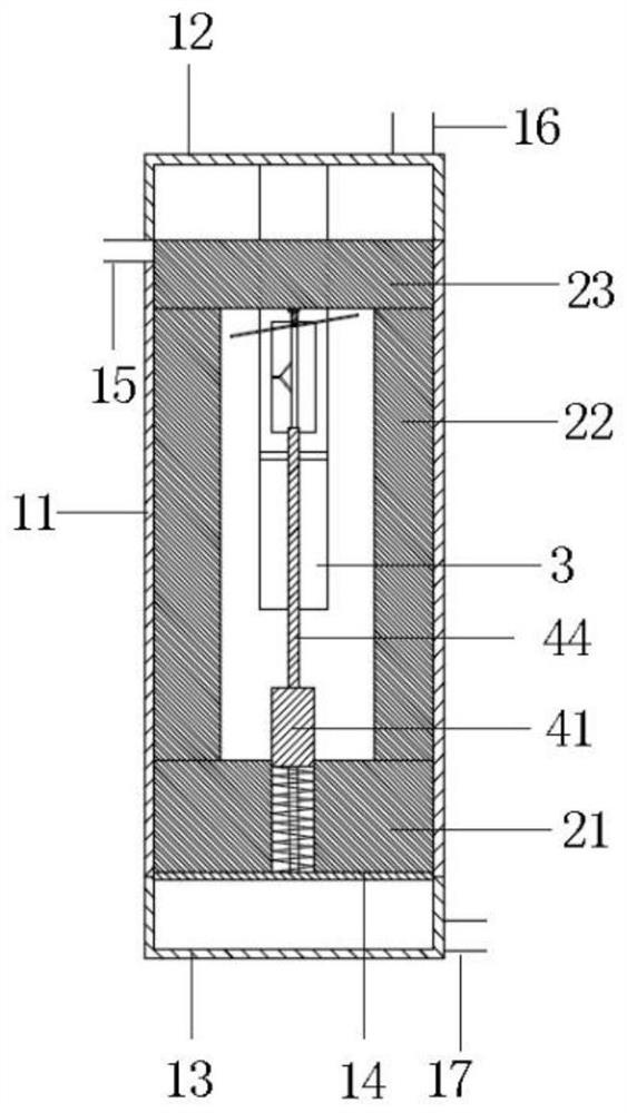 Gas-liquid separation device and gas-liquid separation method