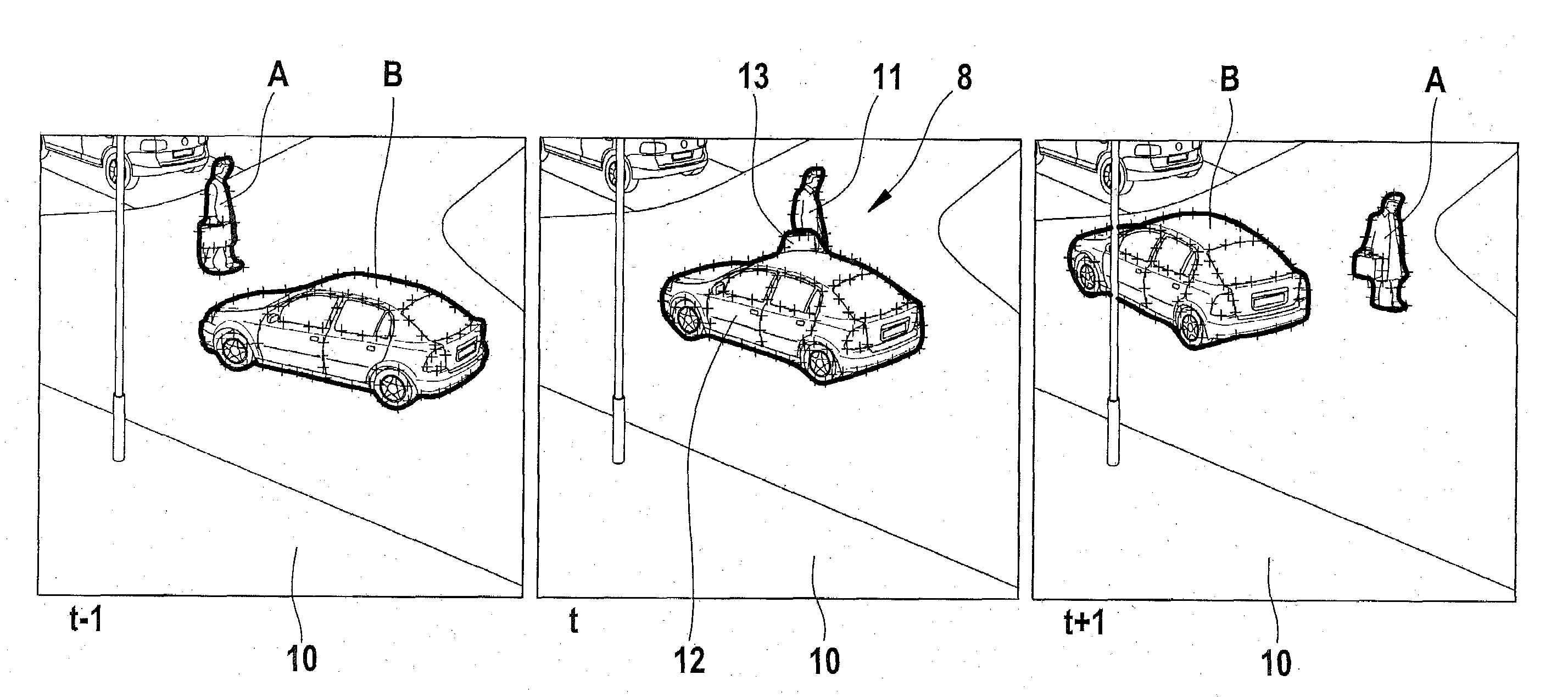 Apparatus, method and computer program for image-based tracking of surveillance objects