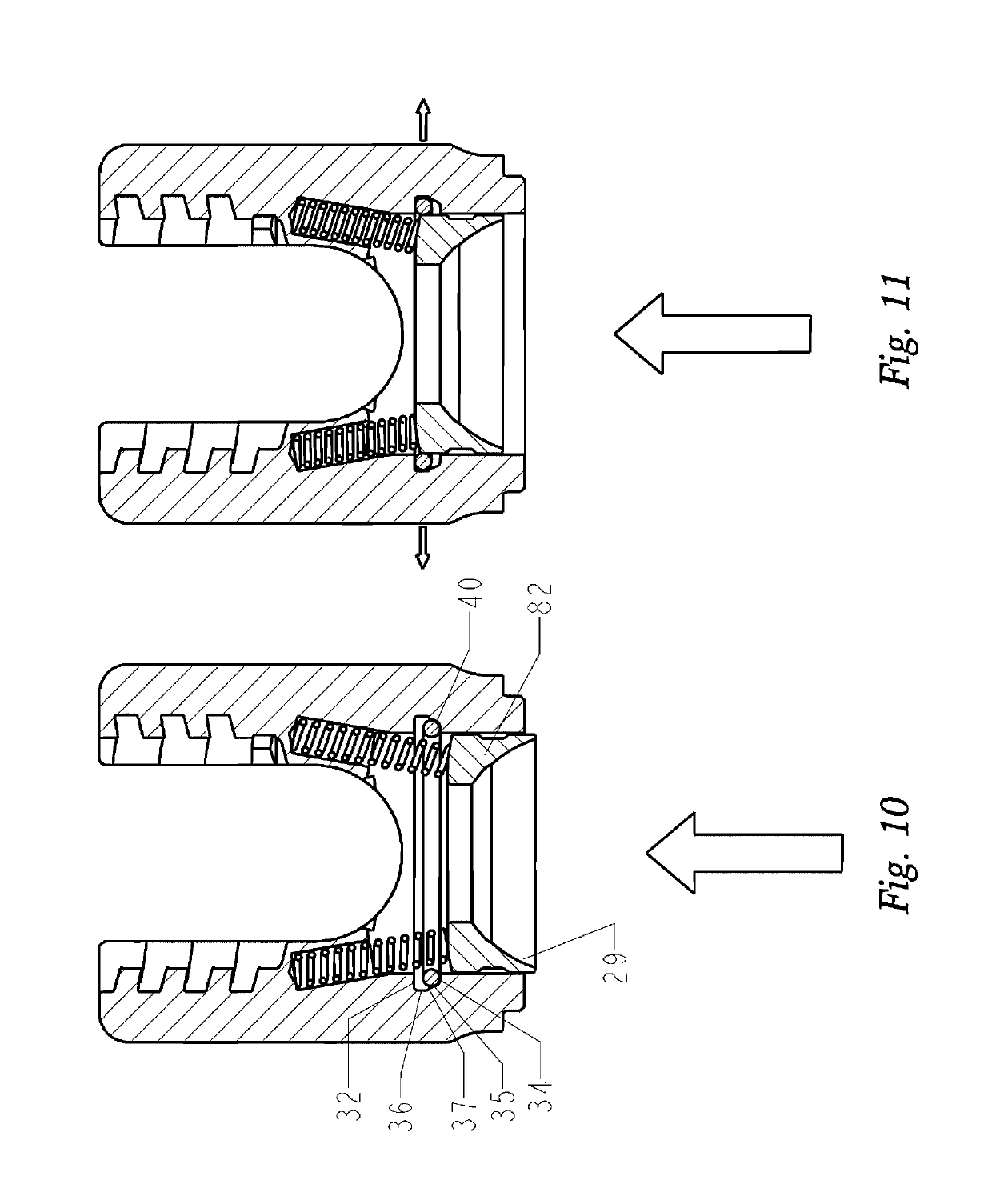 Spring clip bottom loading polyaxial ball and socket fastener