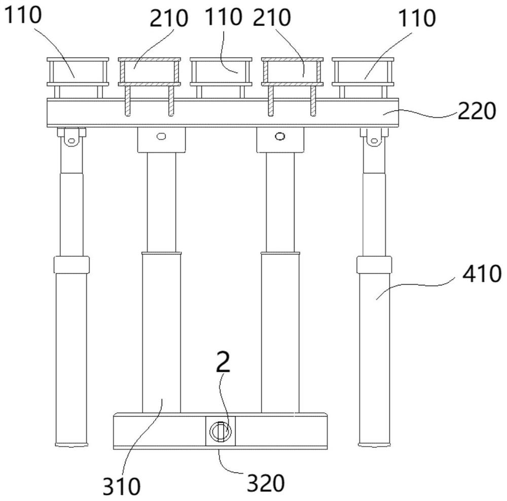 Support structure, supporting equipment and coal mining complete equipment