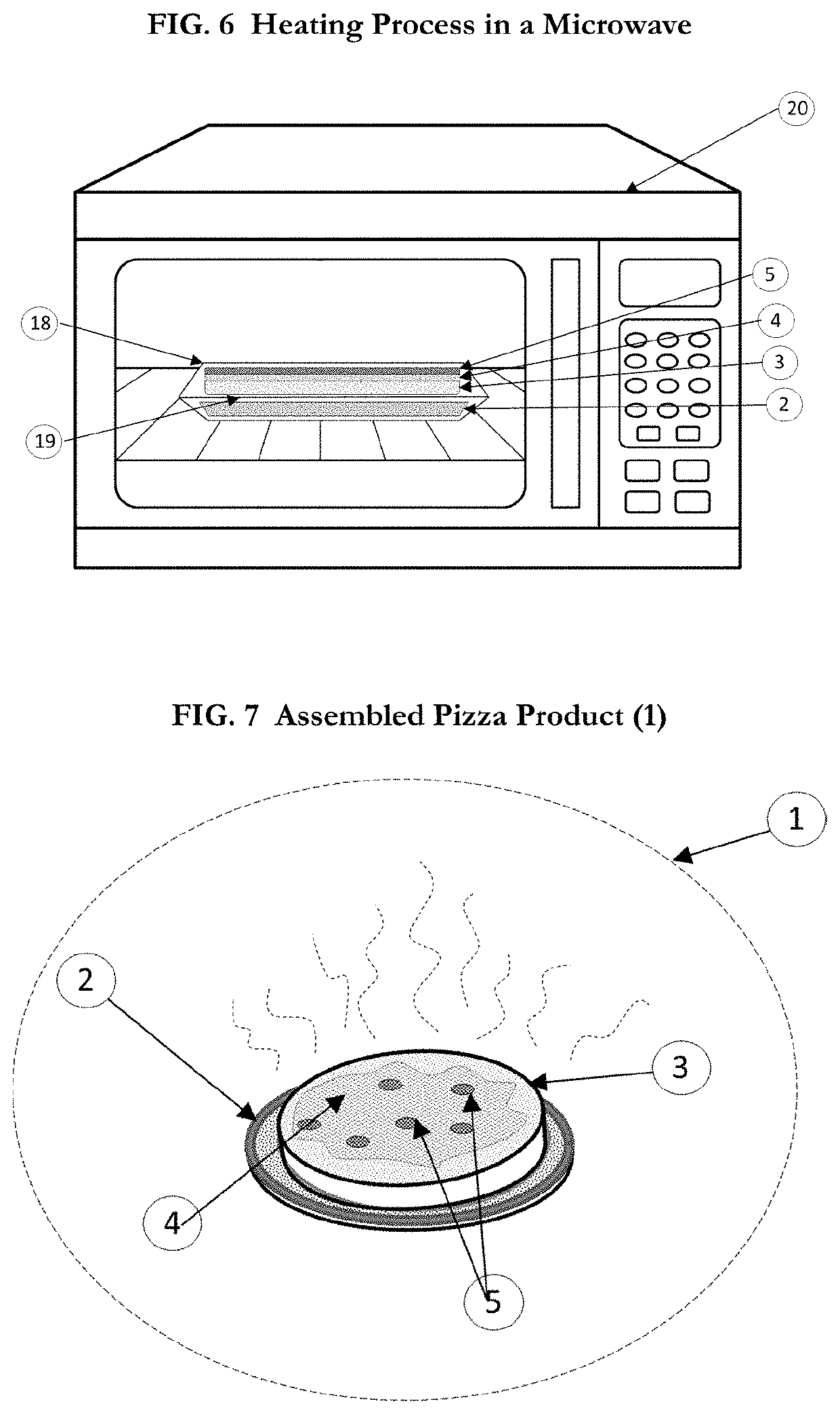 Pizza product, packaging for a pizza product, and method of cooking and distribution for a pizza product