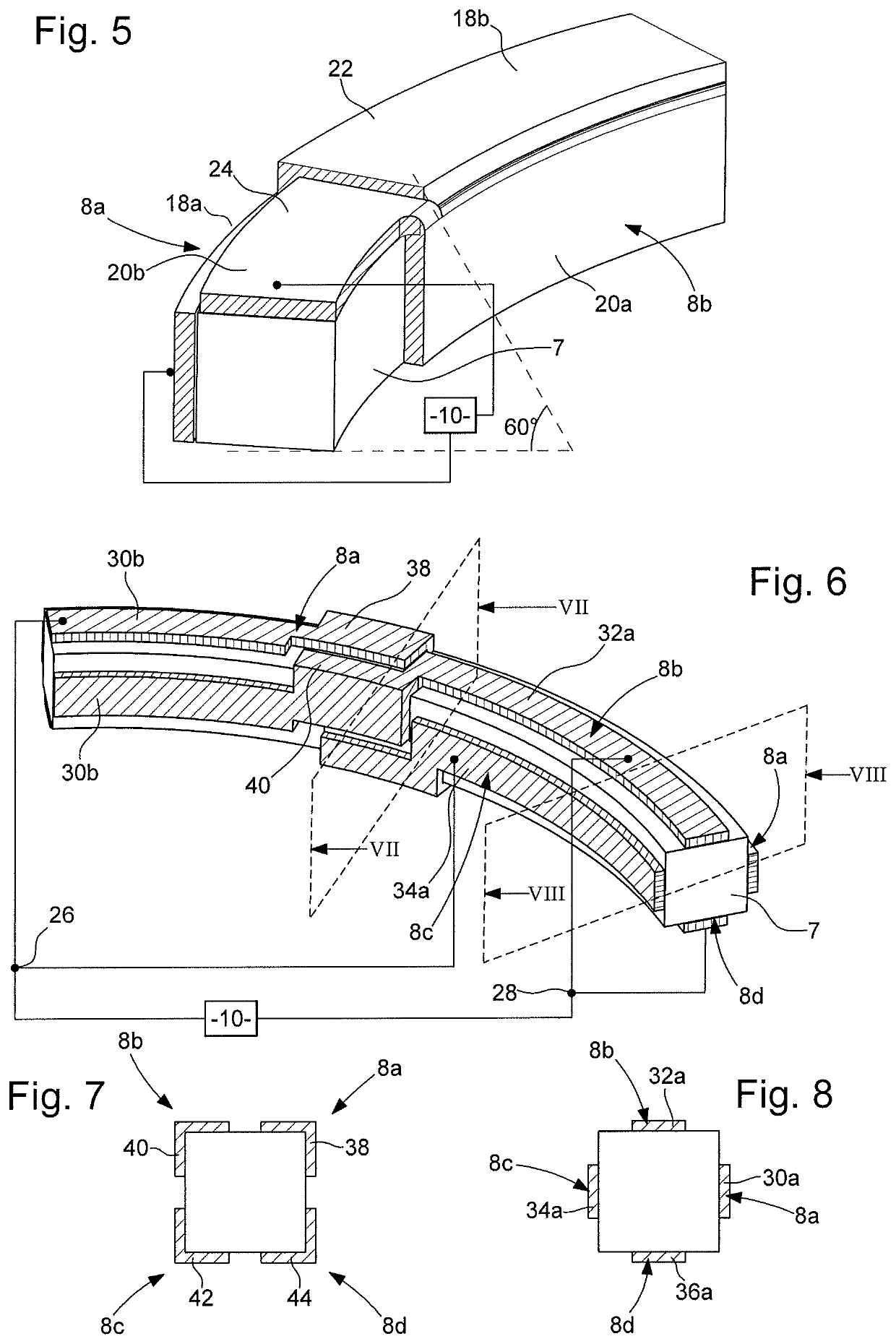 Piezoelectric element for an automatic frequency control circuit, oscillating mechanical system and device comprising the same