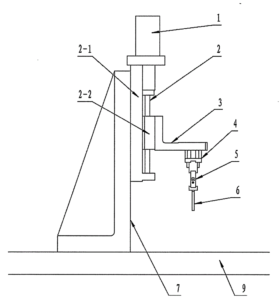 Detecting device used for full-automatic multi-station outer-diameter grading machine
