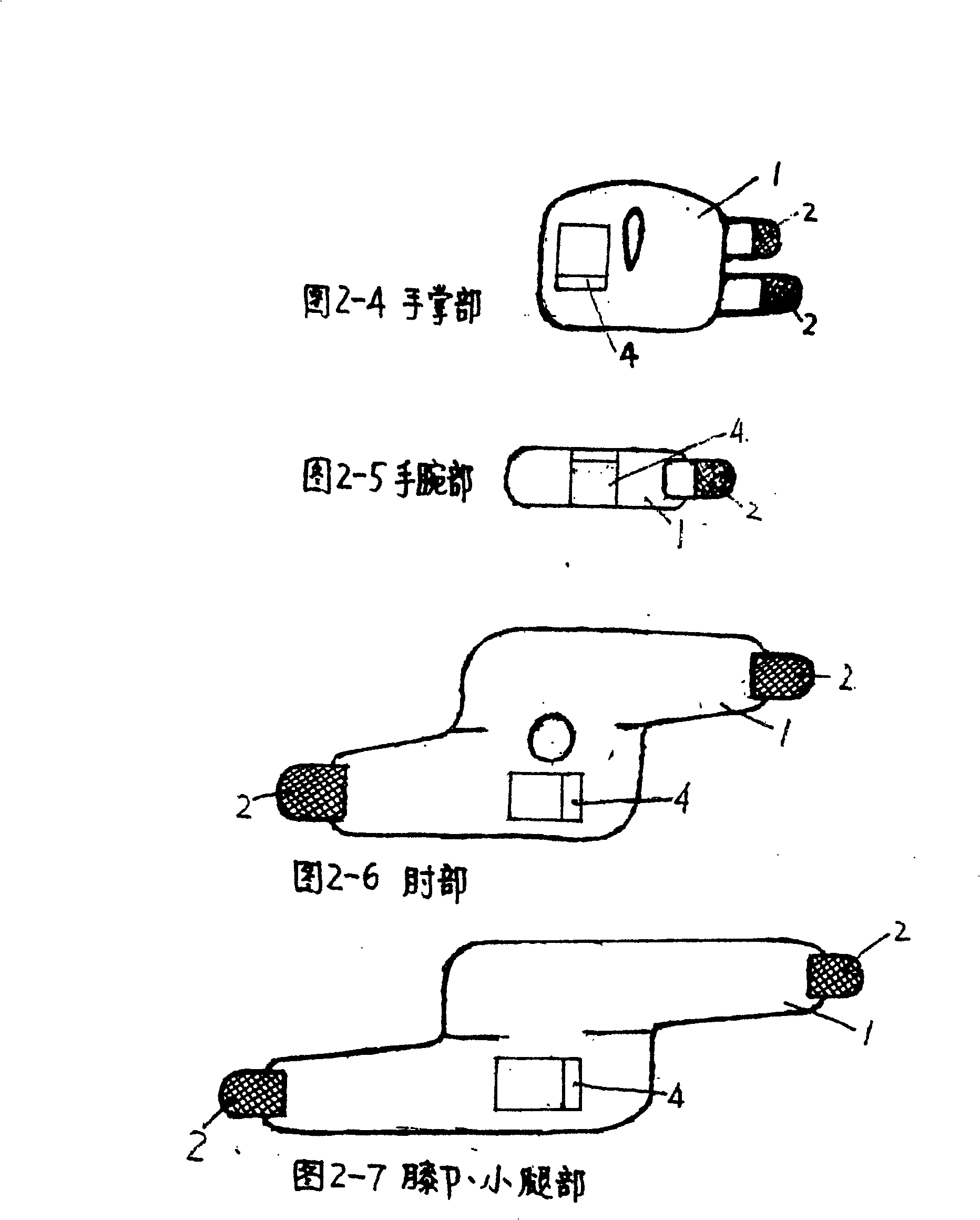 A highly effective self-operating health-caring device with three kinds of physical therapy functions