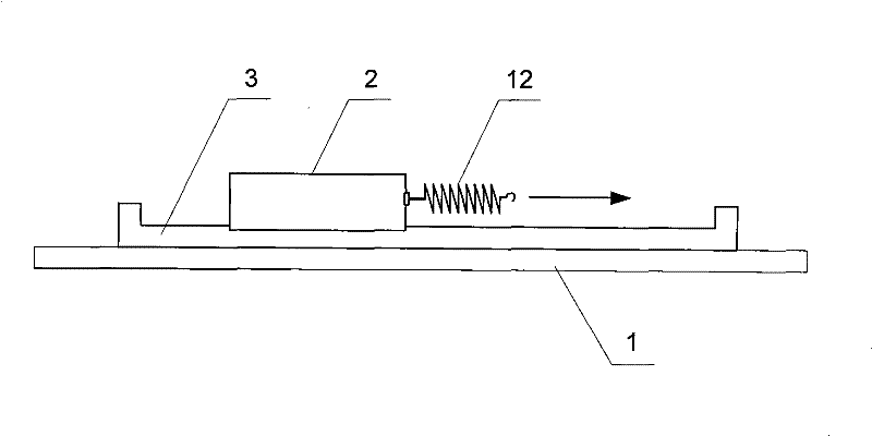 Device for measuring positioning force of magnetoelectric linear motor