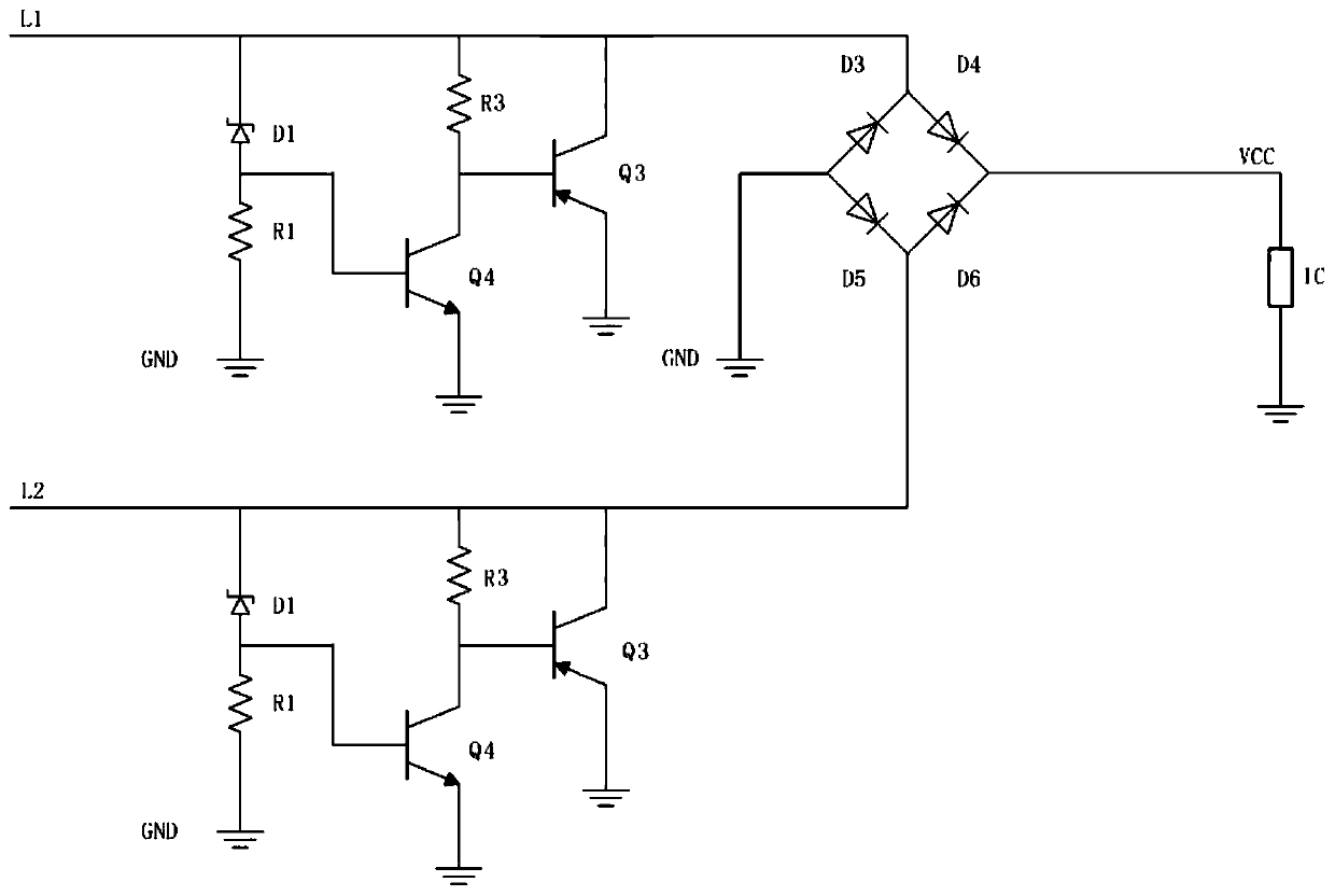 Electronic detonator communication circuit and electronic detonator