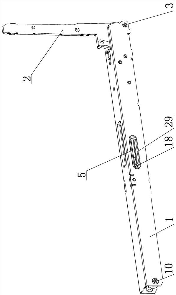 A kind of oven hinge with one-way cushioning