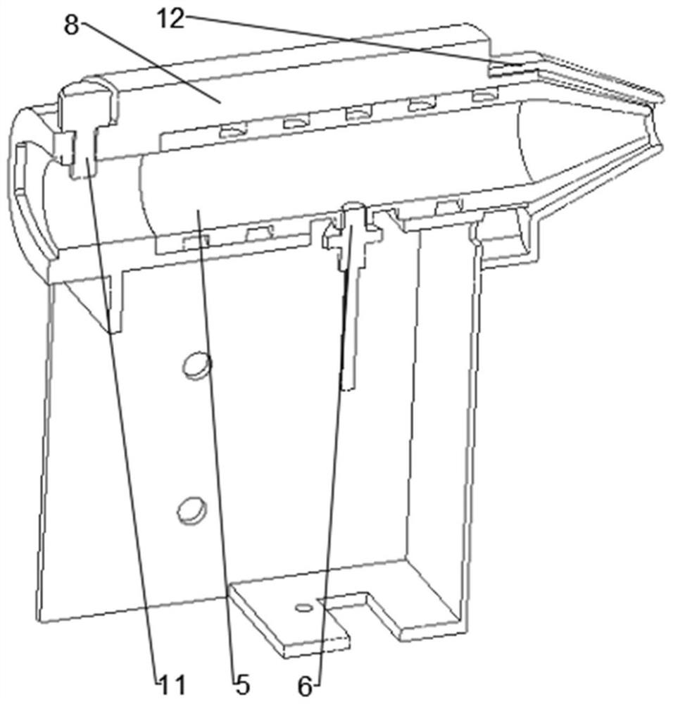 Temperature control direct-writing nozzle of biological printer