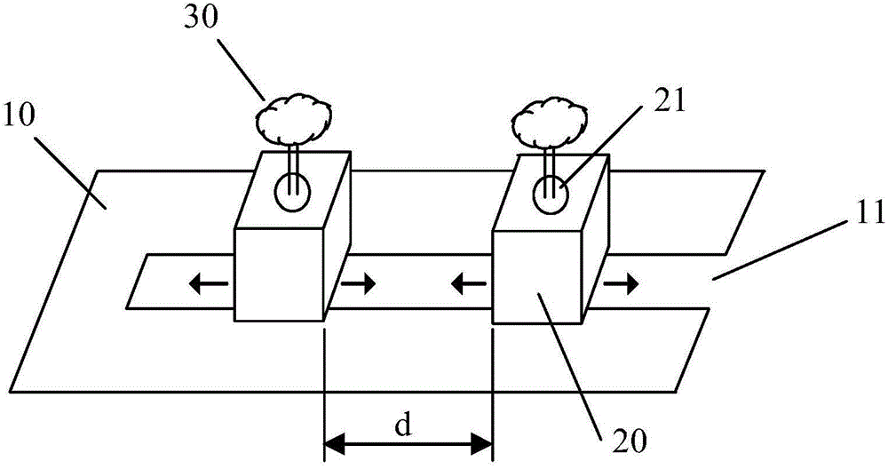 Device and method for regulating and controlling density of soilless cultured plants of plant factory