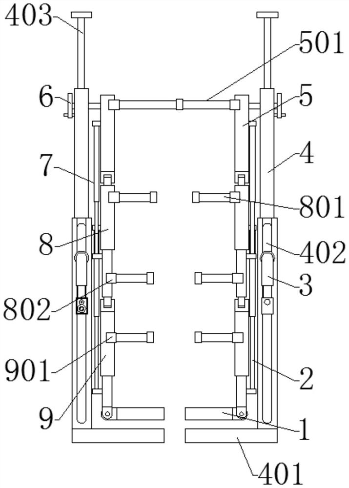 Orthopedic rehabilitation frame