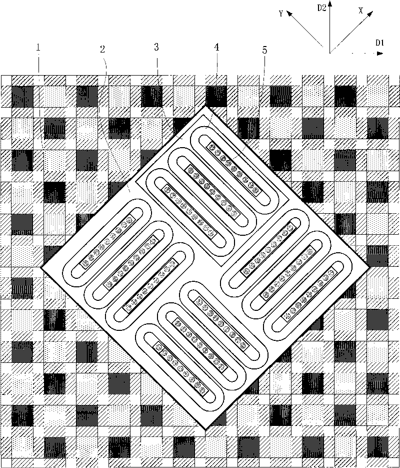 Phase hunting detection method for permanent magnet planar motor adopting switch Hall array