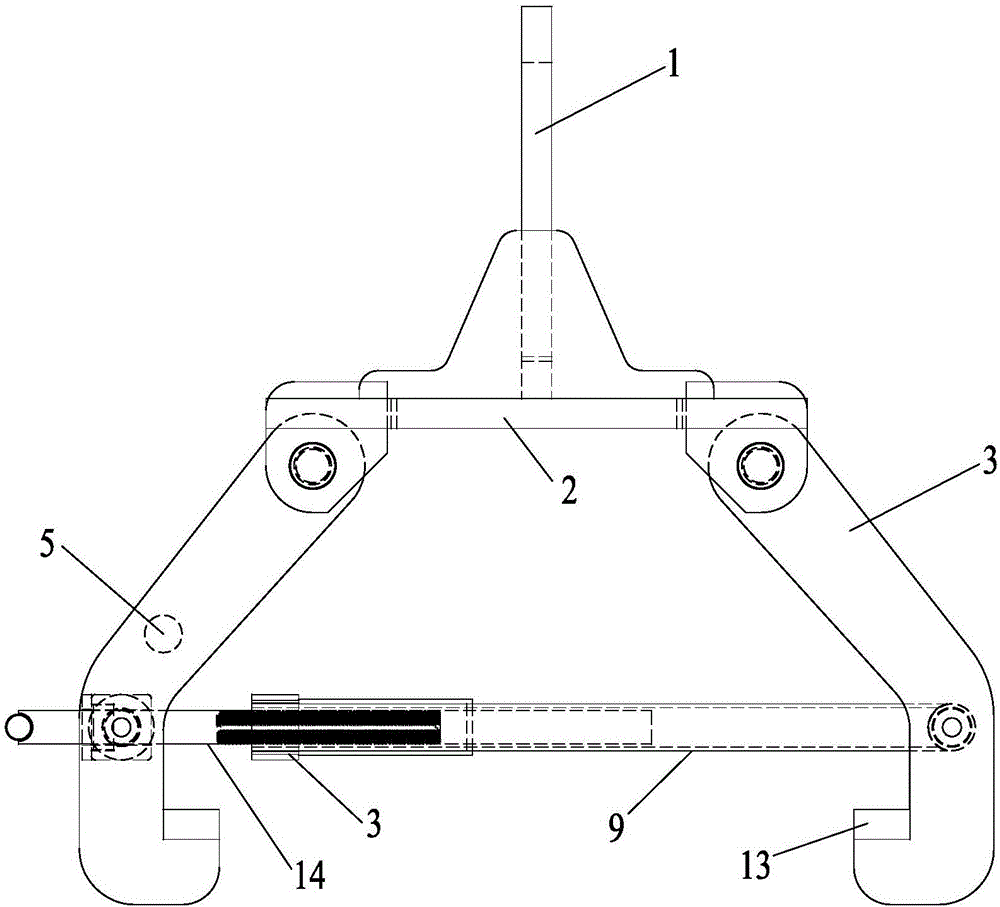 Lifter suitable for excavator bucket rod