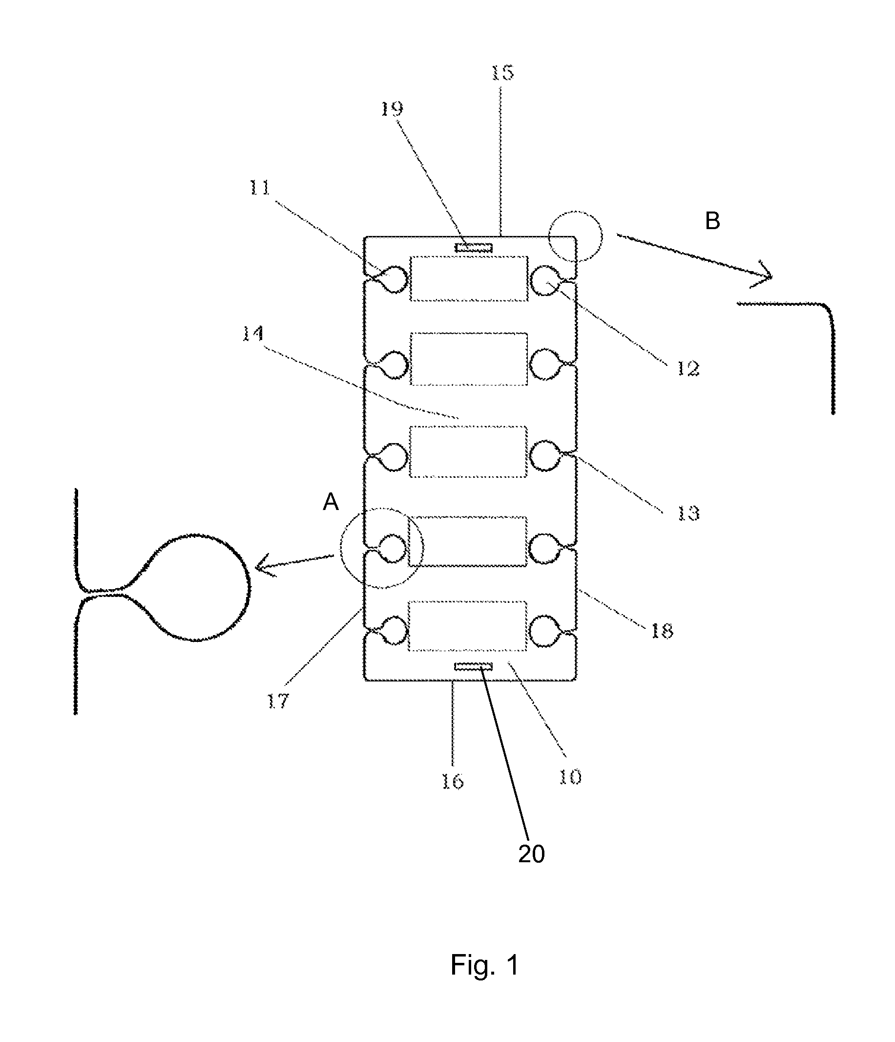 Multiple intravenous line organizer and method for using thereof