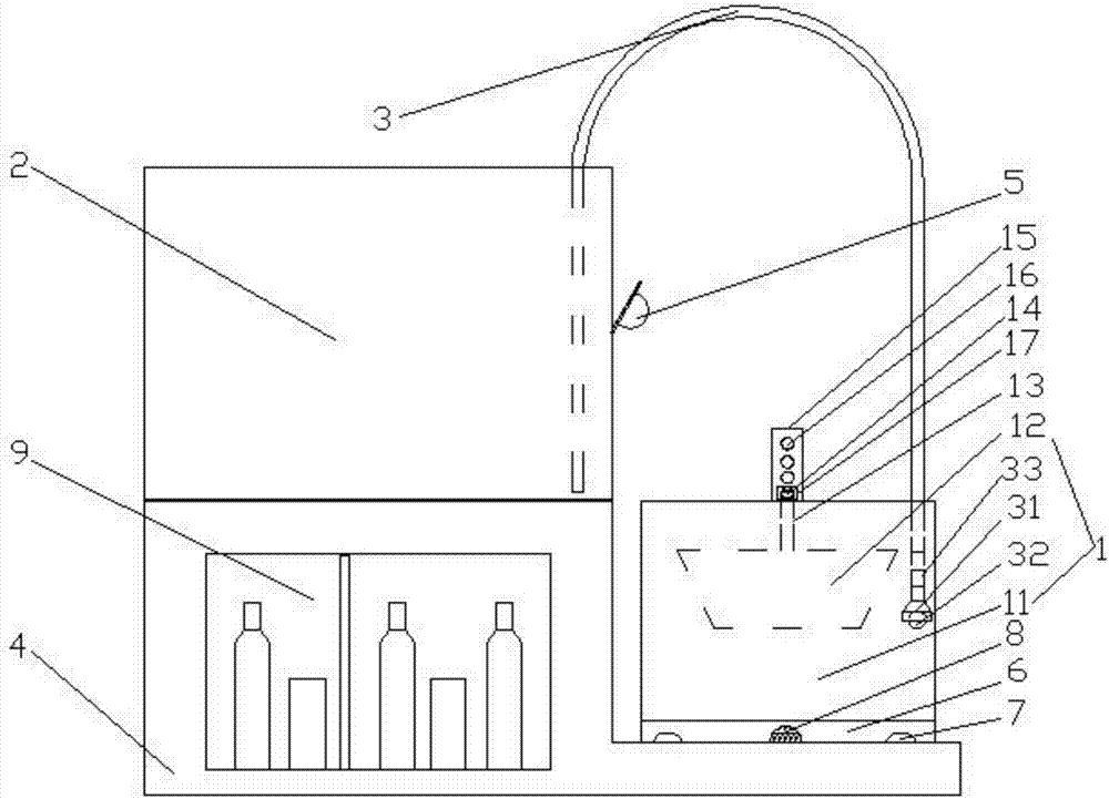 Water culture method for plant and special device for water culture of plant