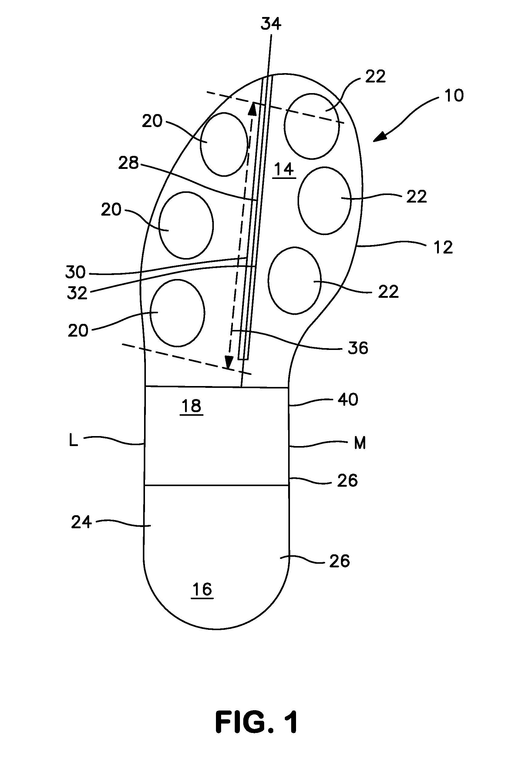 Bowling Shoe Outsole With Interchangeable Pads