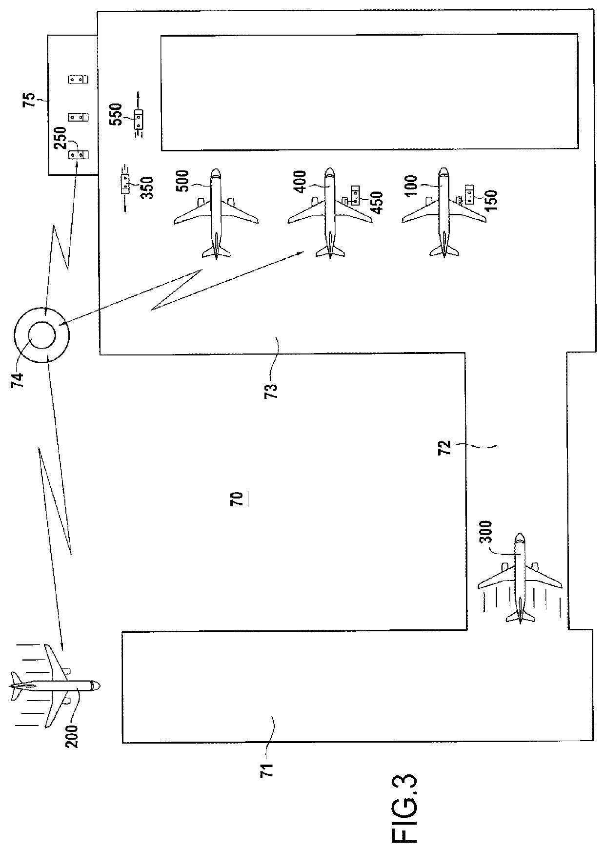 Device and method for emptying and monitoring fluid drained from an engine of an aircraft