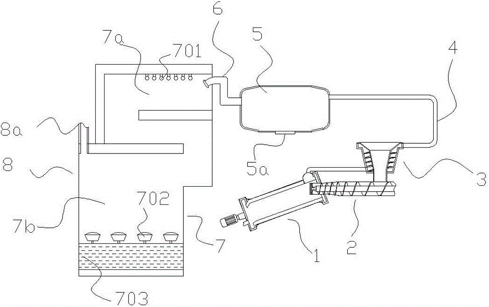 An animal carcass treatment device