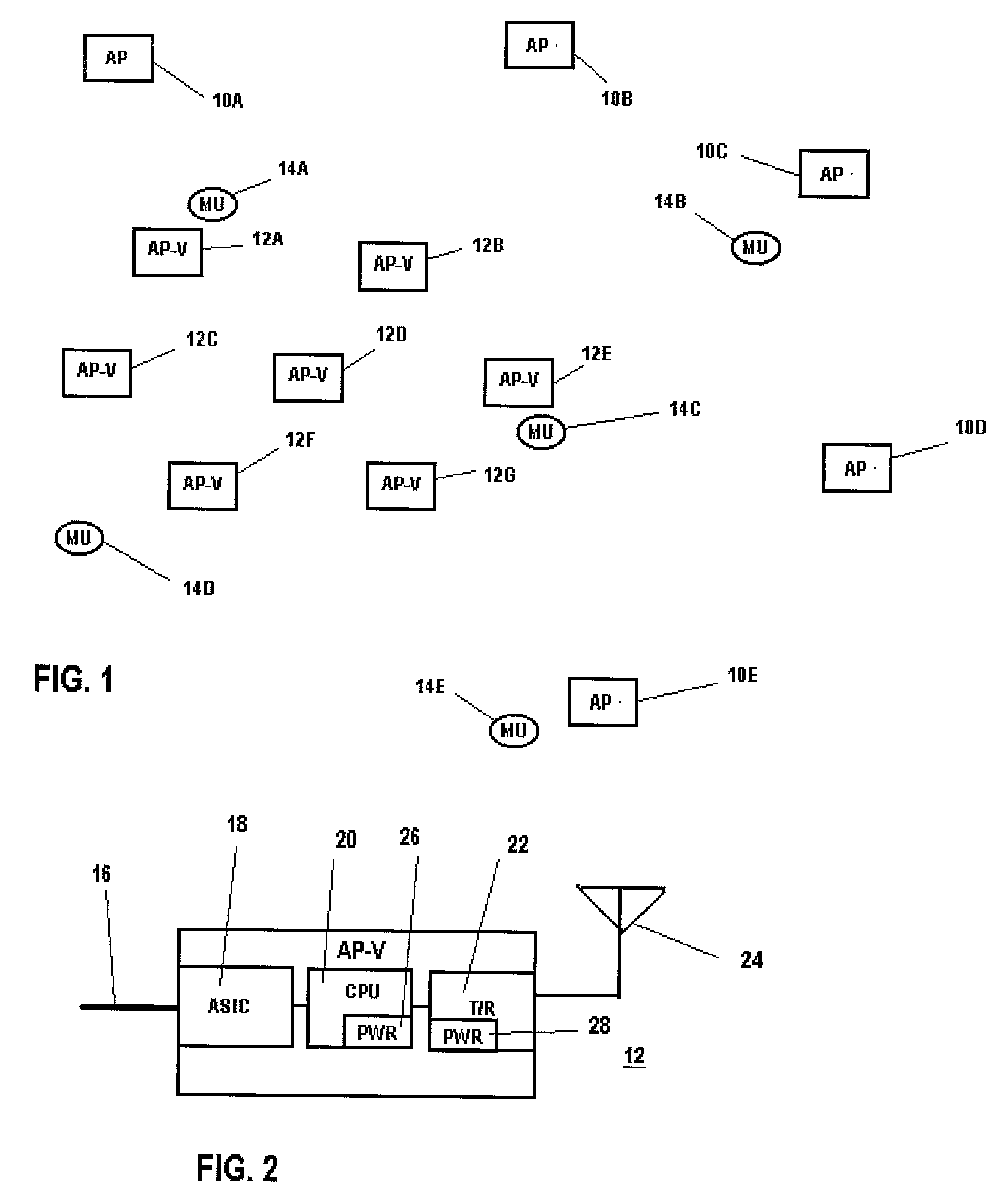 Transmit power control for mobile unit