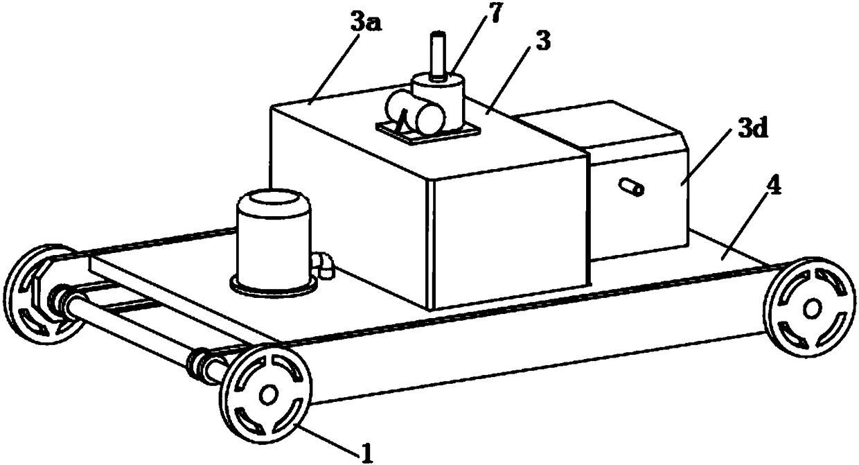 Building ground cleaning device