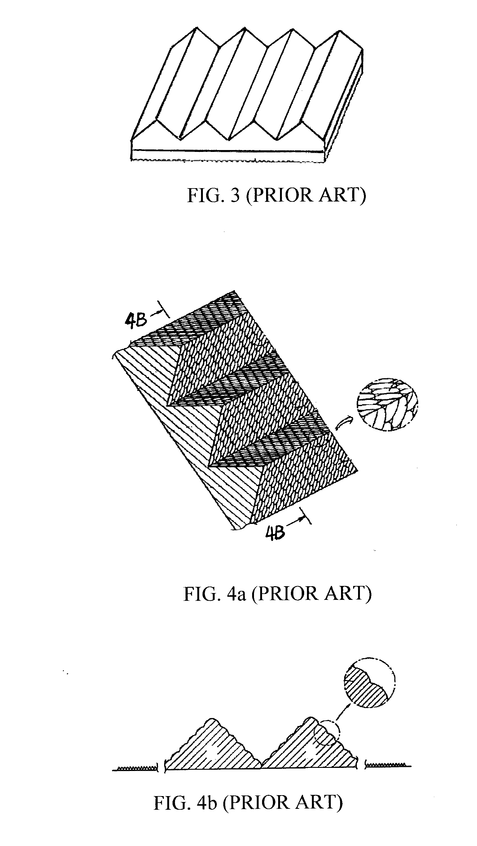 Optical substrates having light collimating and diffusion structures