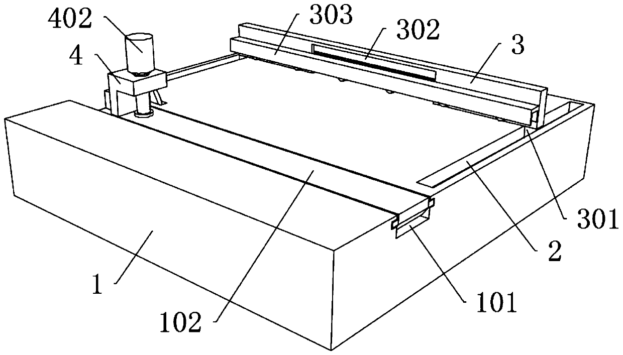 Feeding device of furniture production cutting machine